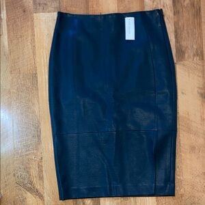 Anne Taylor Factory Elegant Slit Pencil Skirt Size 2